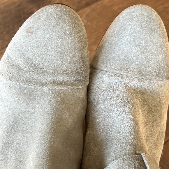 rag bone harrow light gray suede leather boots Sz 8.5 - Picture 7 of 11